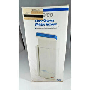 Norelco Travel Care Fabric Steamer Wrinkle Remover Model TS60 Dual 120v 240v